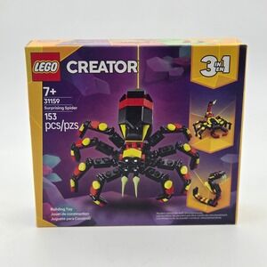 LEGO Creator 3 in 1 31159 Surprising Spider Building Toy 153 Pieces New‎